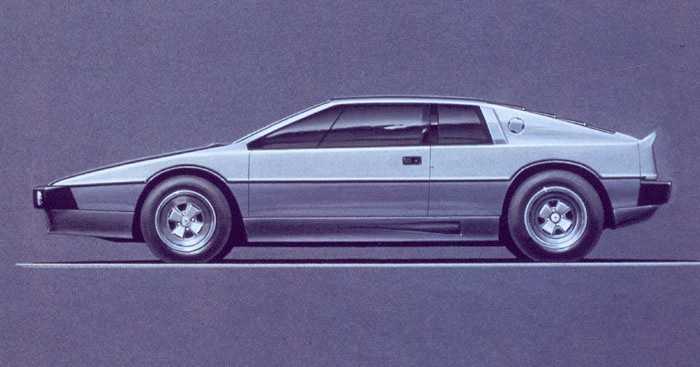 Lotus Turbo Esprit Sketch